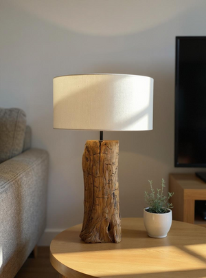 Organic Tree Stump Lamp