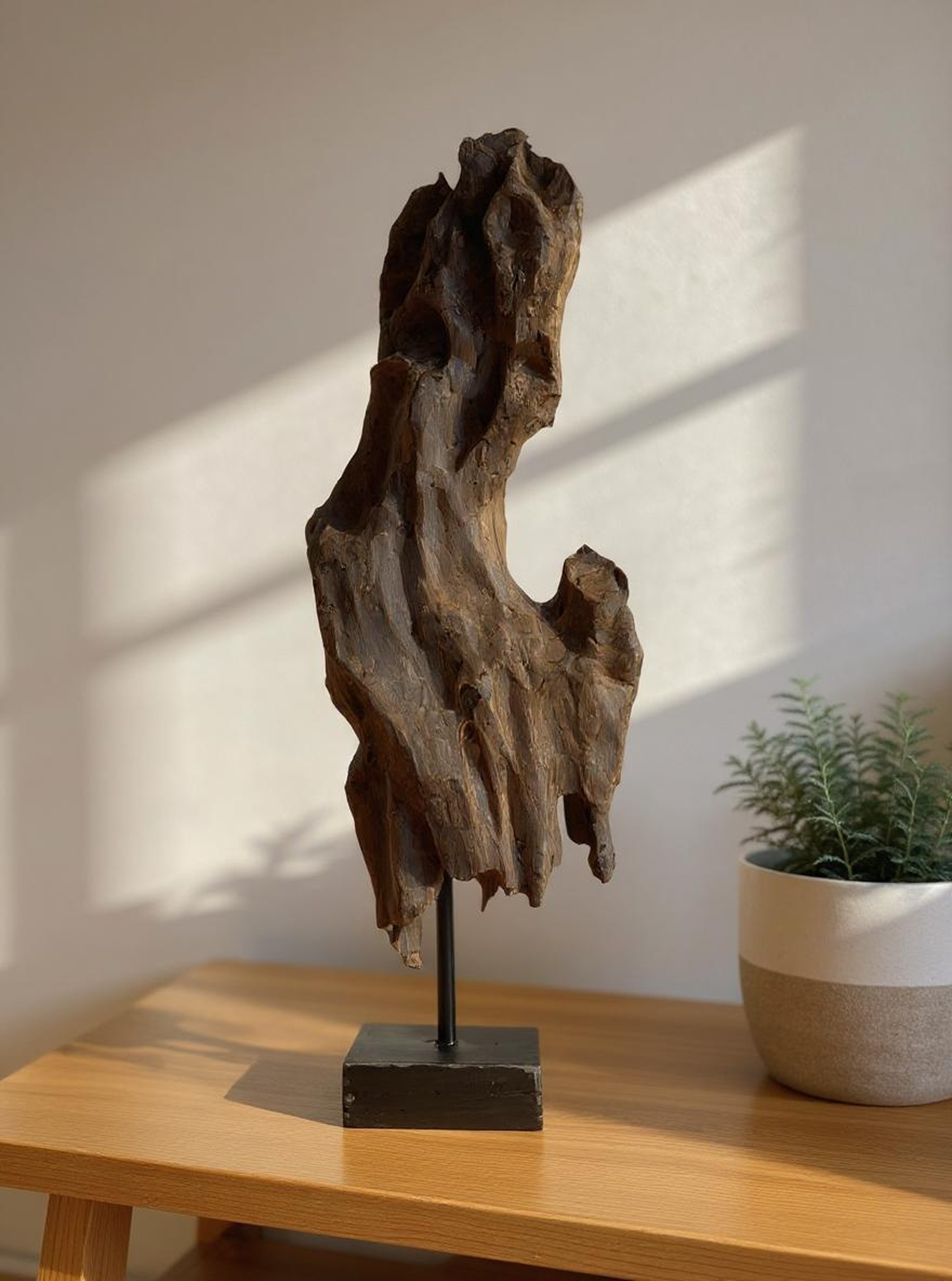 Rustic Wood Tower Decor