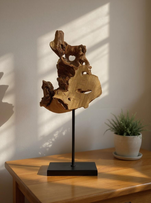 Abstract Teak Root Decor
