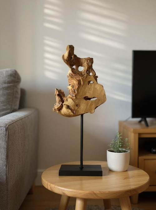 Abstract Teak Root Decor
