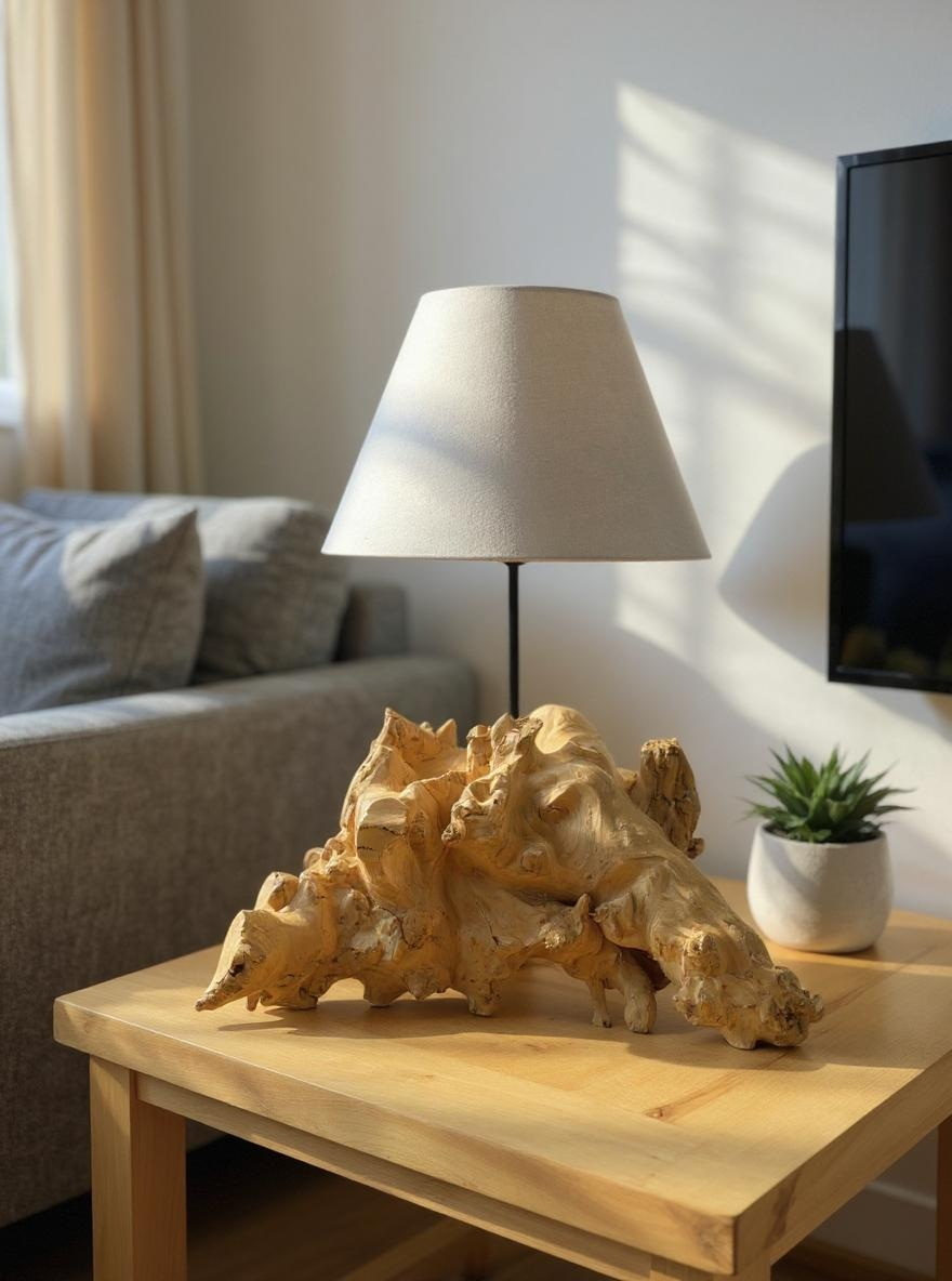 Untreated Organic Root Lamp