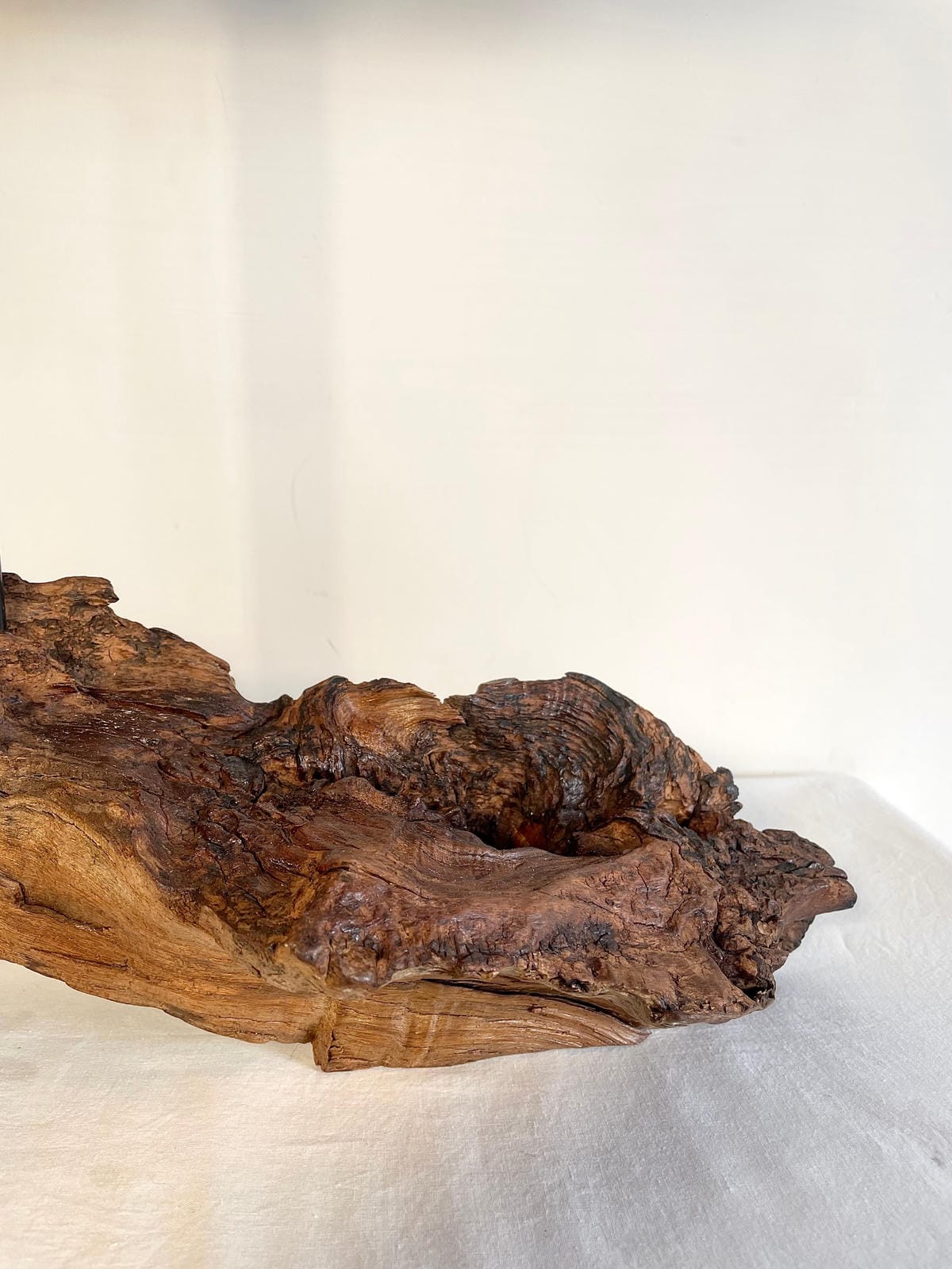 Narrow Ship Driftwood Lamp