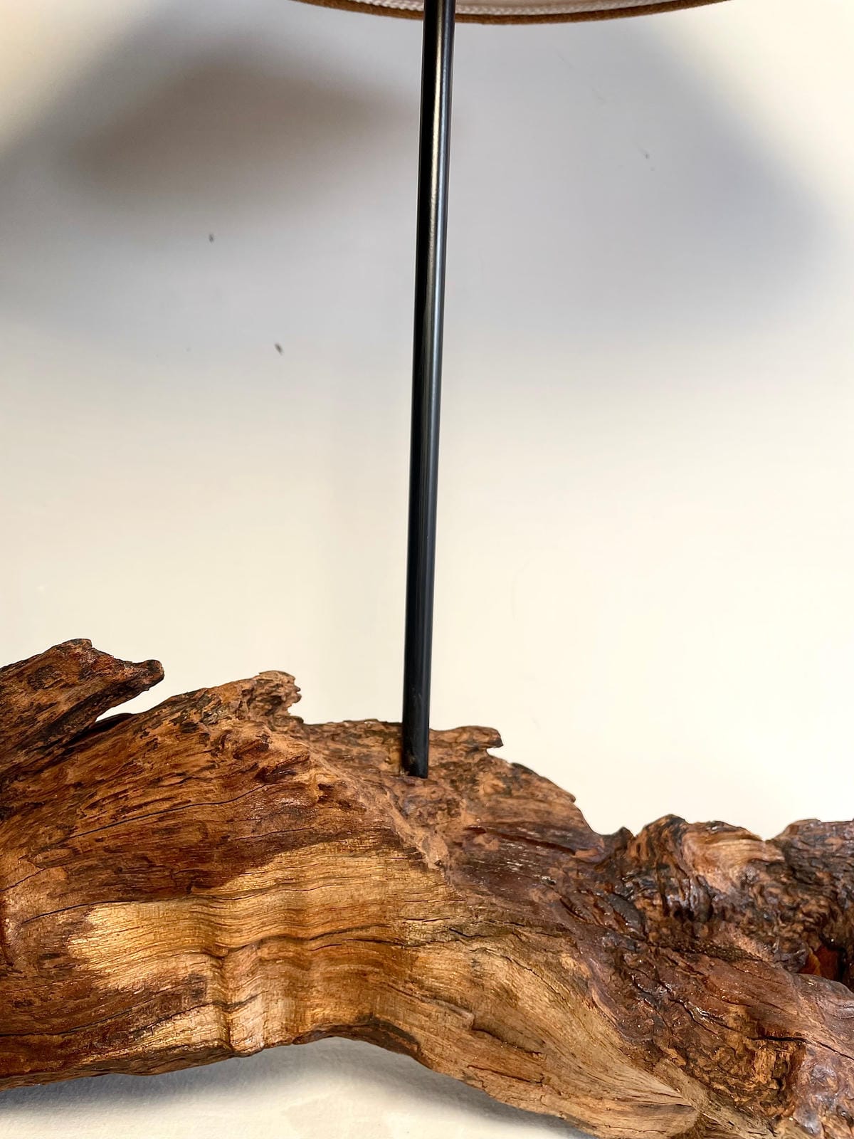 Narrow Ship Driftwood Lamp