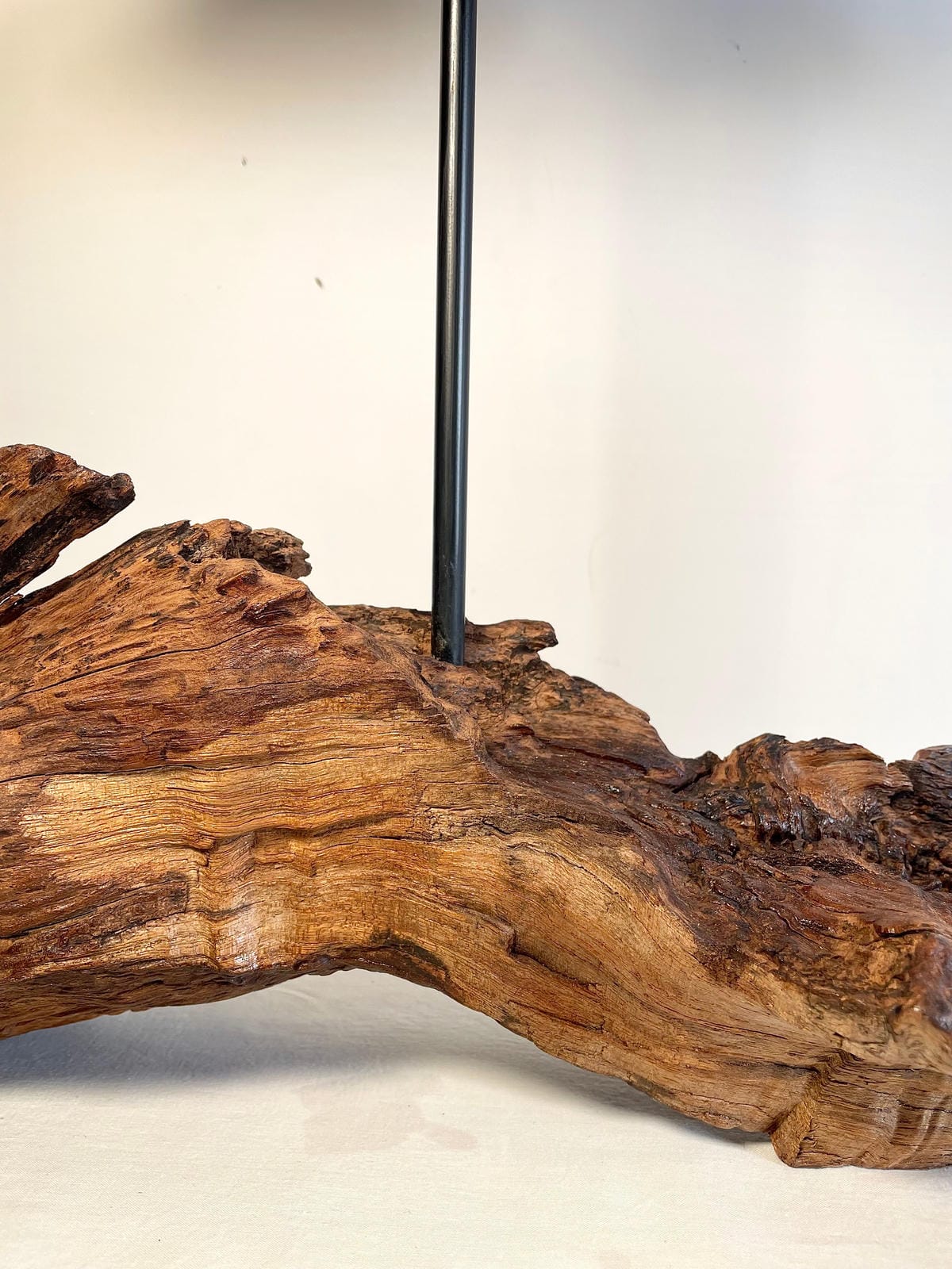 Narrow Ship Driftwood Lamp