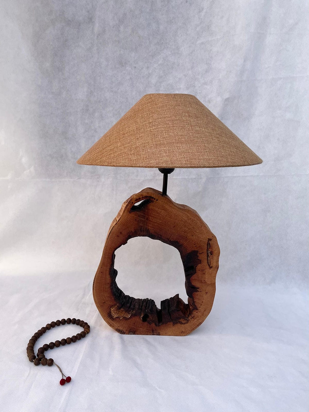 Natural Hollowed Rustic Lamp