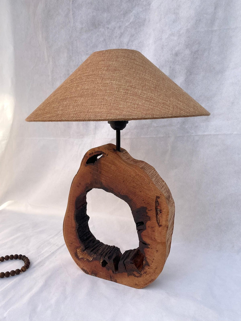 Natural Hollowed Rustic Lamp
