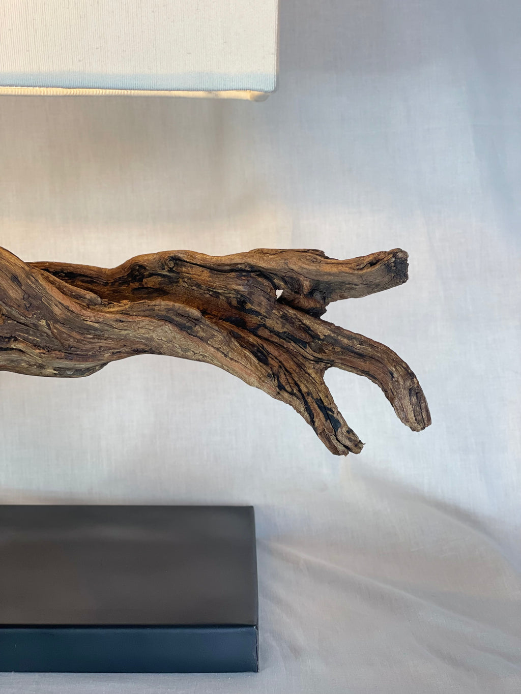Natural Sprawling Wood Table Lamp