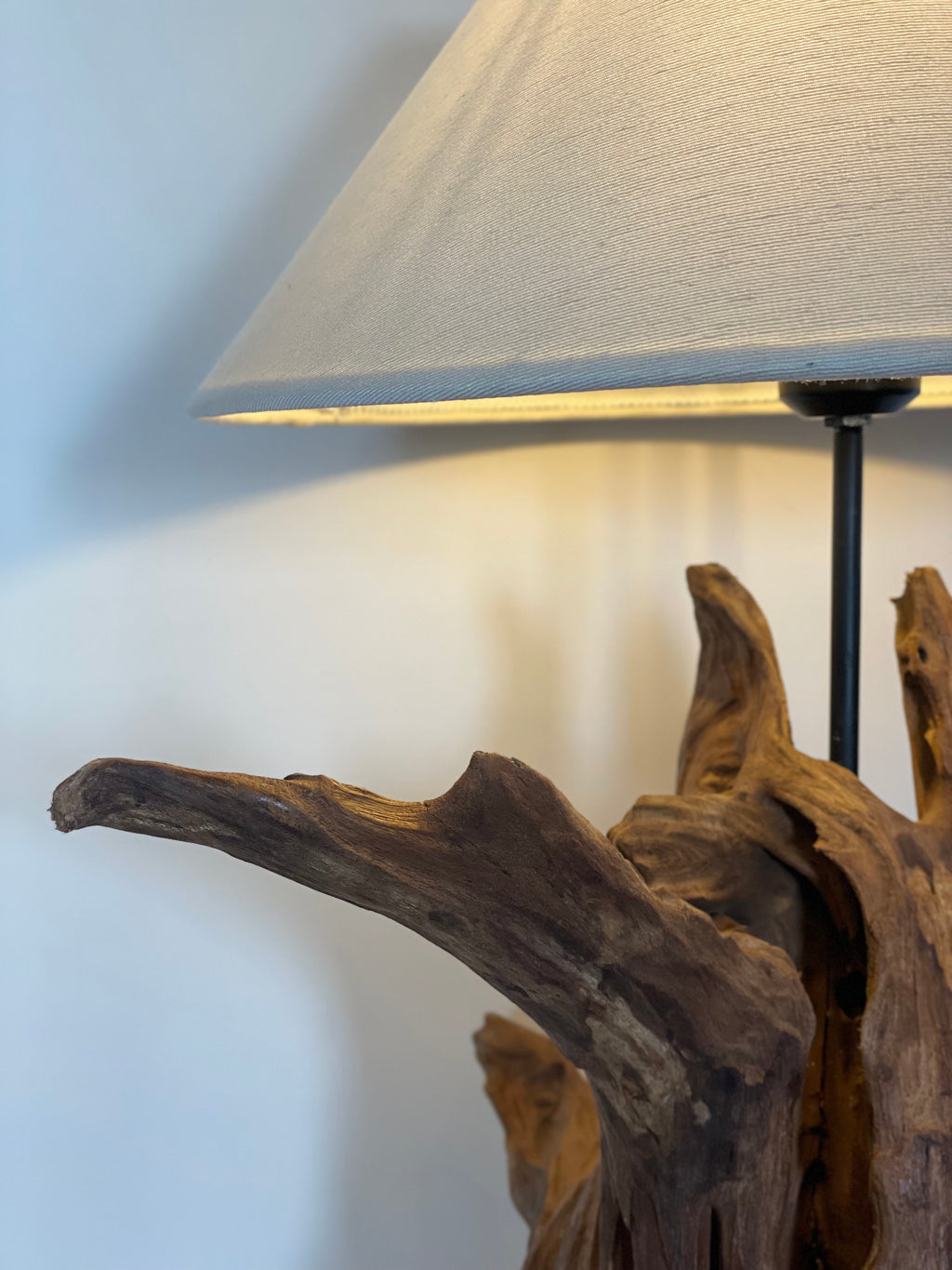 Rustic Tree Trunk Lamp
