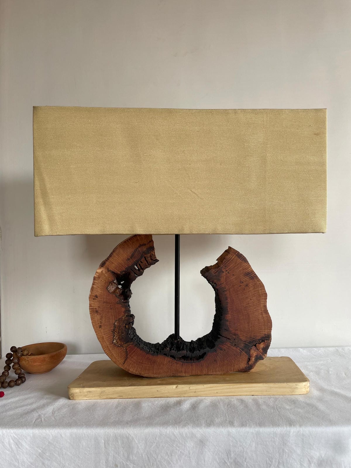 Crescent Moon Rectangular Lamp