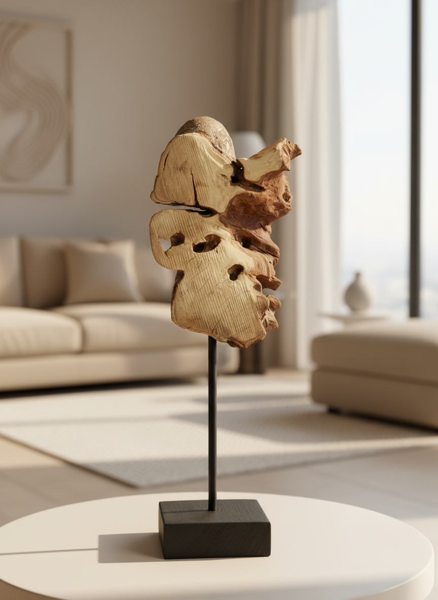 Abstract Teak Root Decor