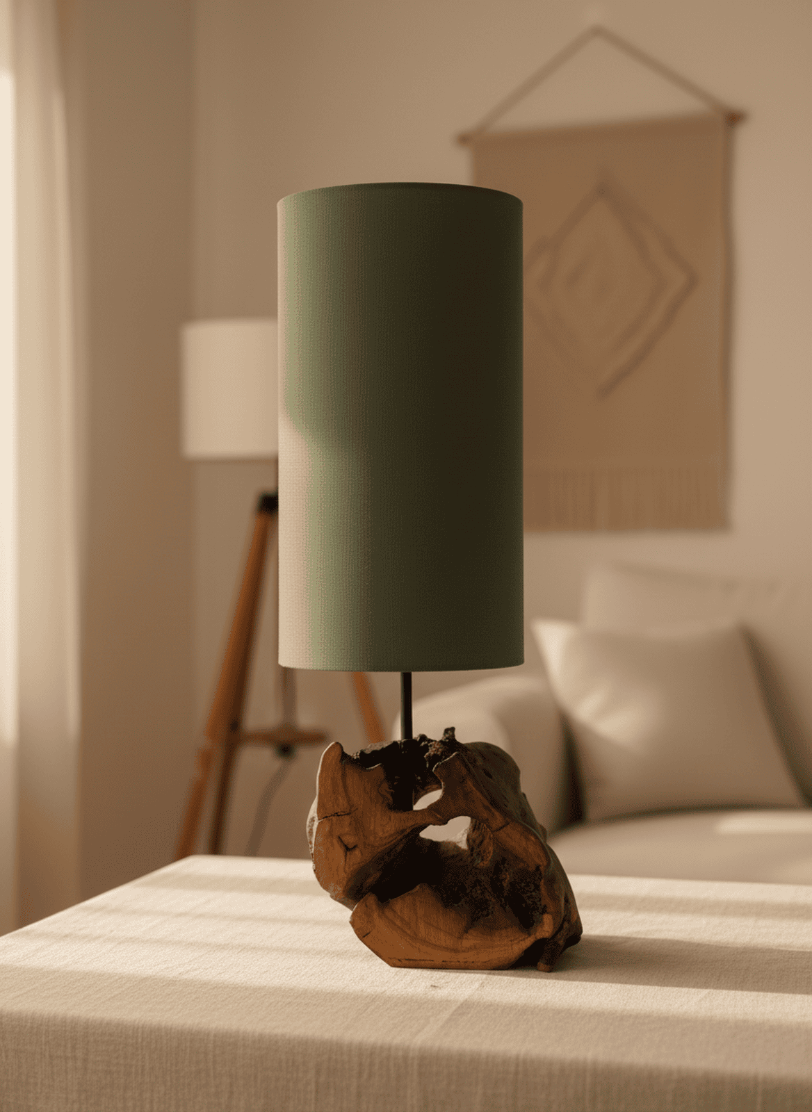Verdant Hollow Driftwood Lamp