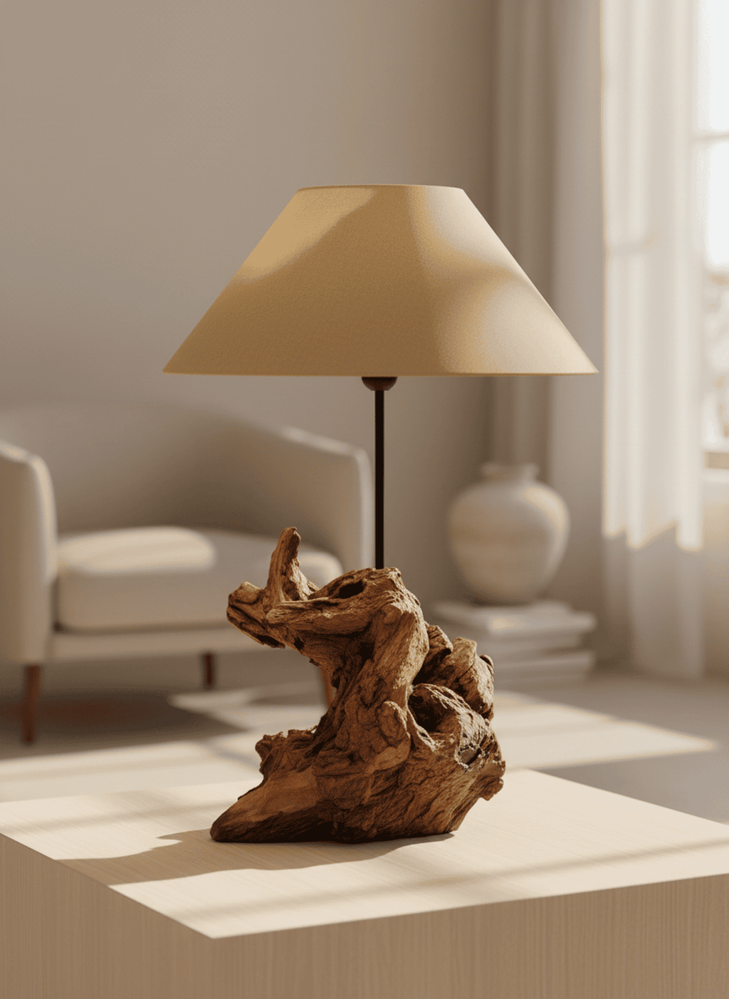 The Timber Lite Drfitwood Lamp