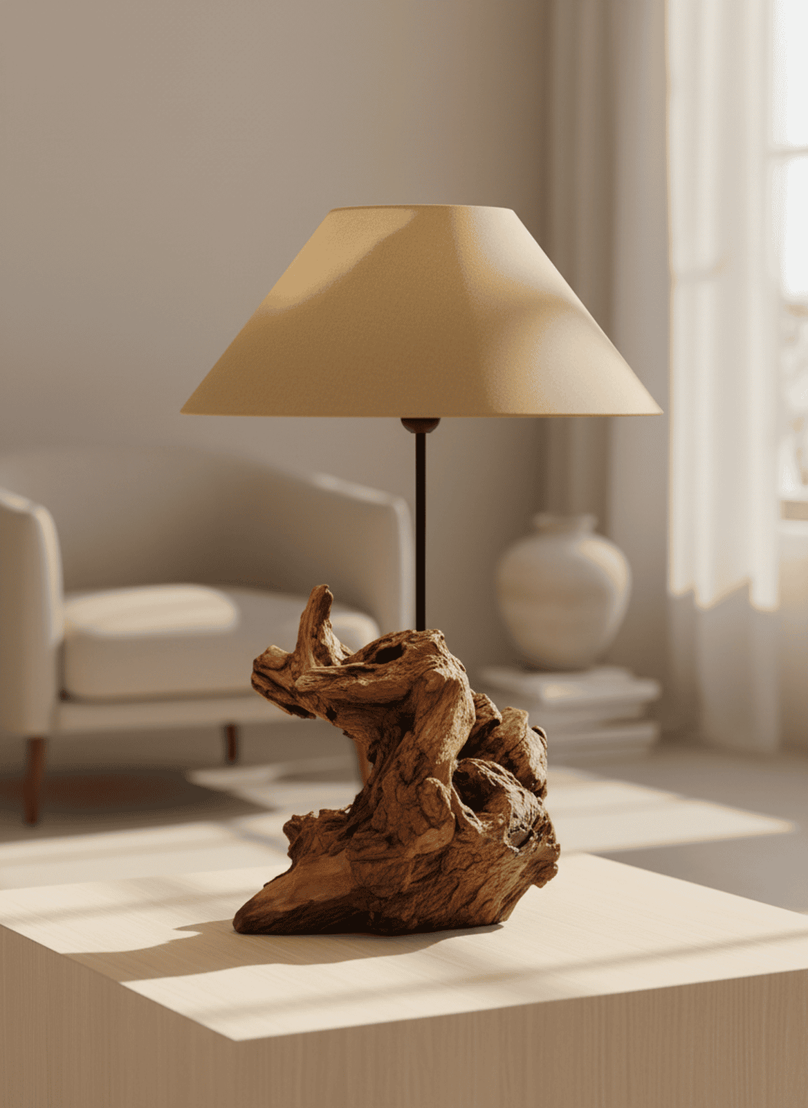 The Timber Lite Drfitwood Lamp