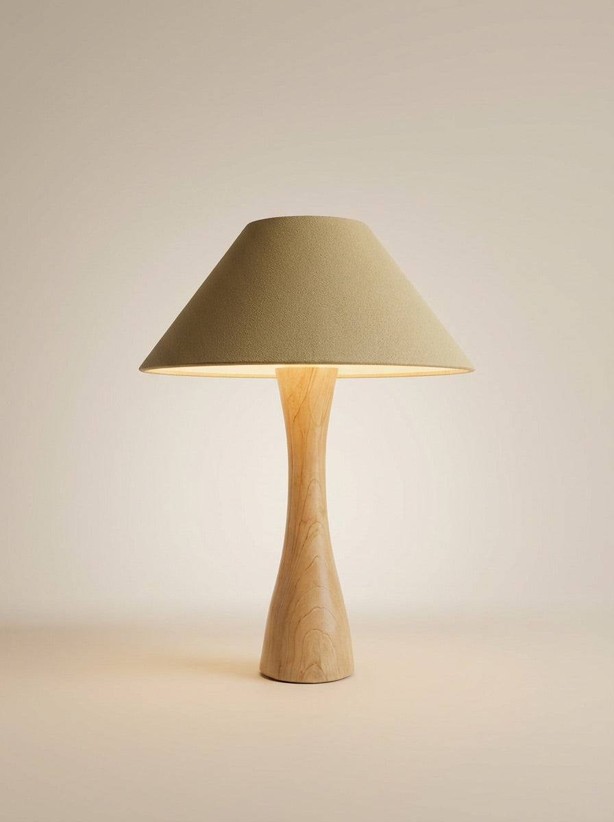 The Oslo Mushroom Illuminate your space with the soft, inviting glow of the Oslo Mushroom Table Lamp, a piece where