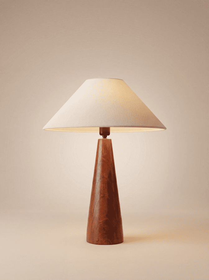 Cone Table Lamp Introduce a touch of sophisticated, contemporary design to your home with the Apex Cone Table Lamp. Its