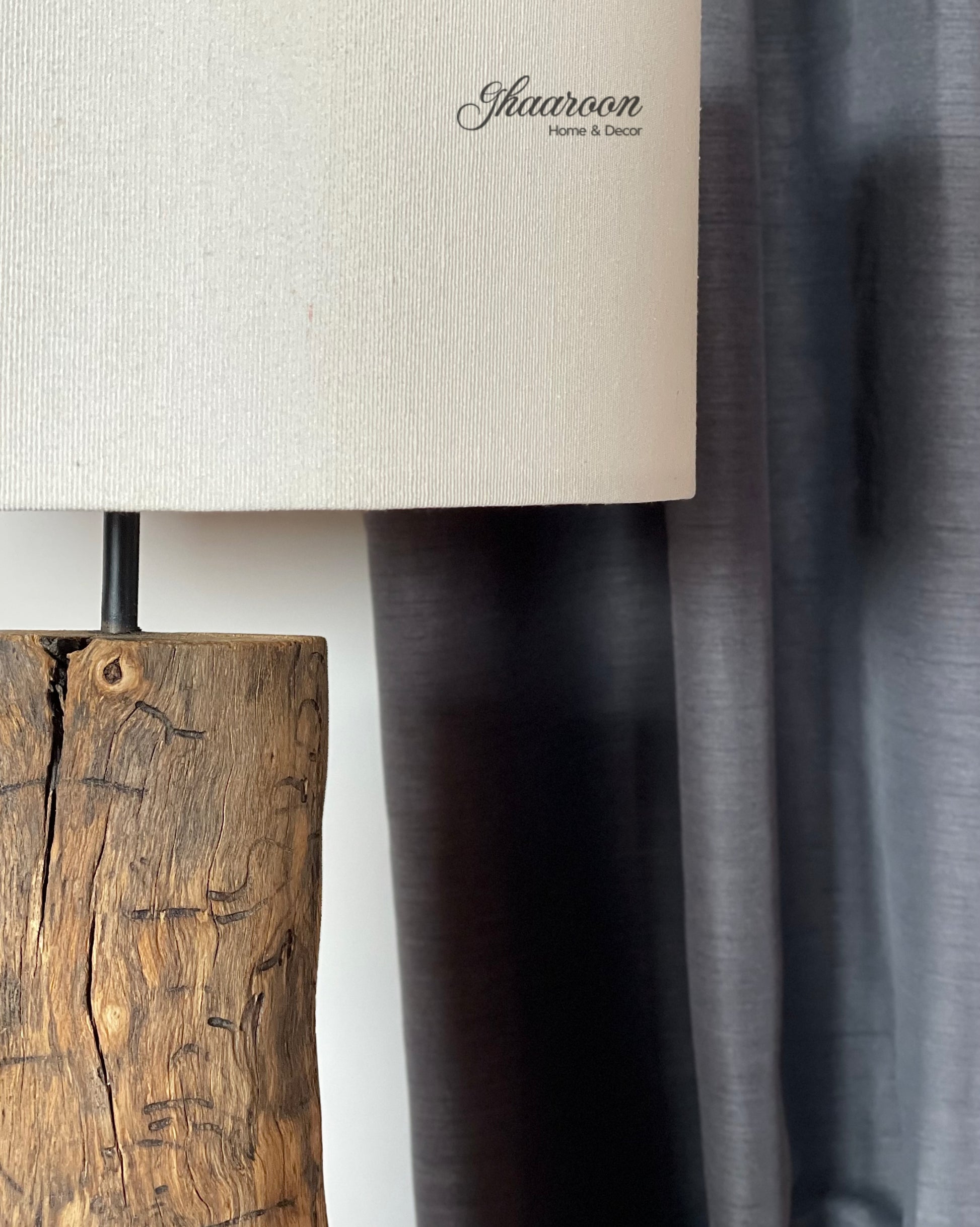 Organic Tree Stump Lamp