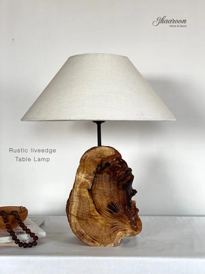 Live Edge Table Lamp