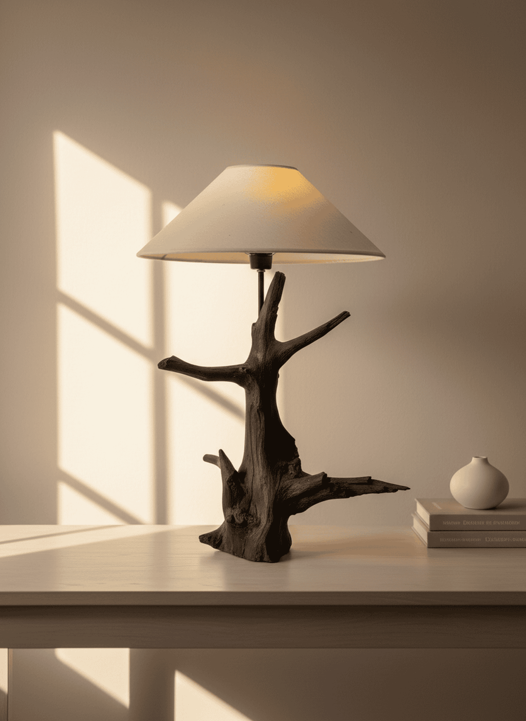 The Amber Burl Lamp - Ghaaroon