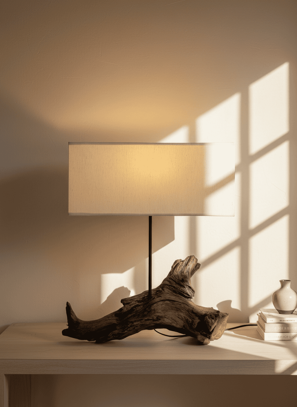 The Hollow Ember Rectangular Lamp - Ghaaroon